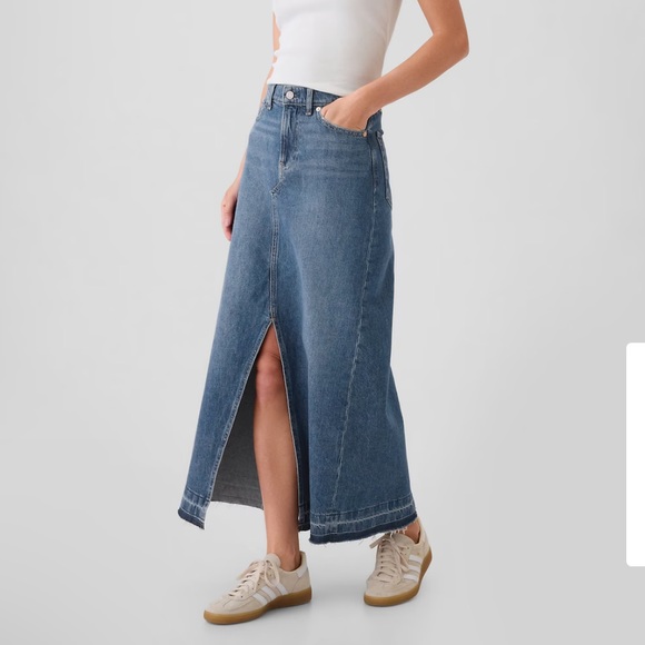 Gap Denim Maxi Skirt - Picture 7 of 9